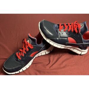 Nike Air Huarache Free 2012 'Obsidian' 487654-400 Men Size (13) Blue And Red‎